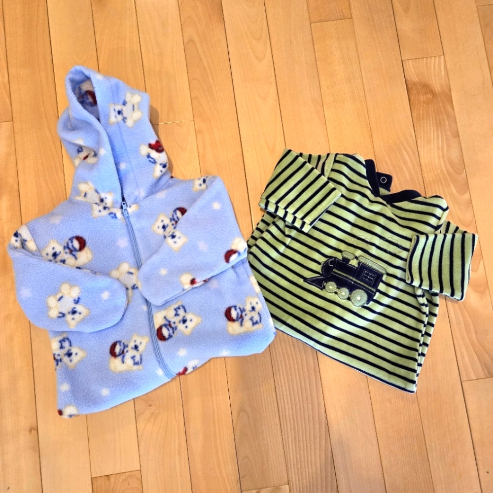 Bundle of 2 Onesies, Baby Okie Dokie, First Impressions, Fall, Winter, Size 0-3M